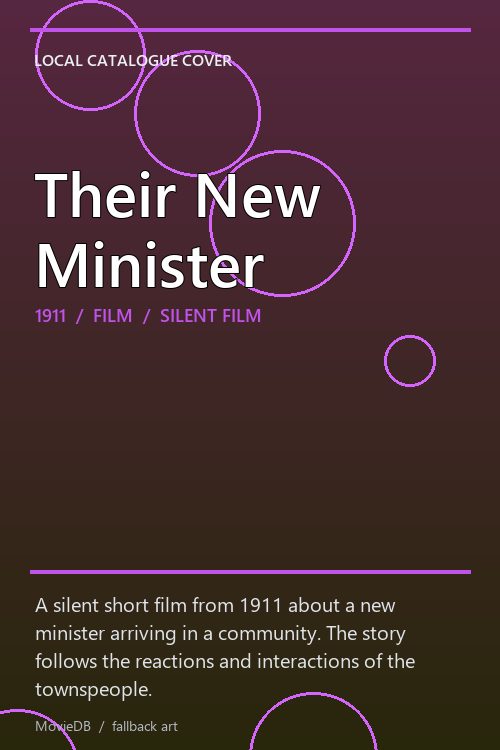 Their New Minister poster