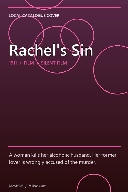 Rachel's Sin poster