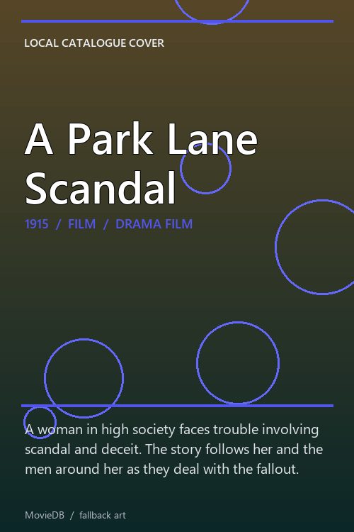 A Park Lane Scandal poster