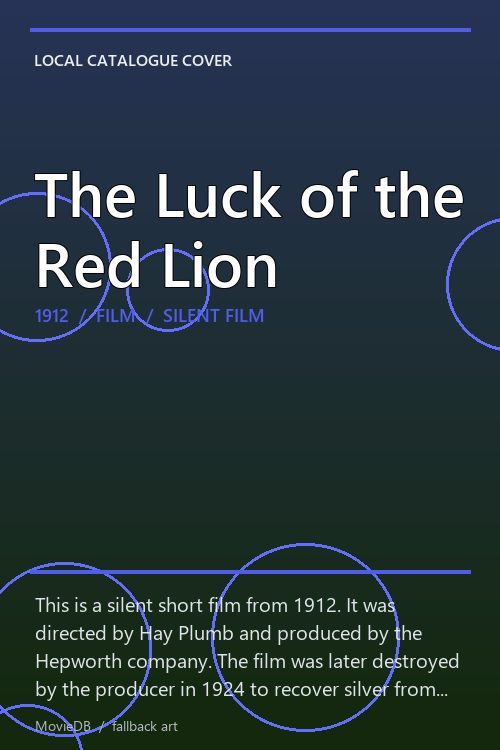 The Luck of the Red Lion poster
