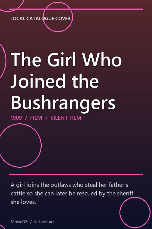 The Girl Who Joined the Bushrangers poster