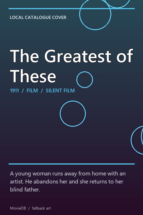 The Greatest of These poster