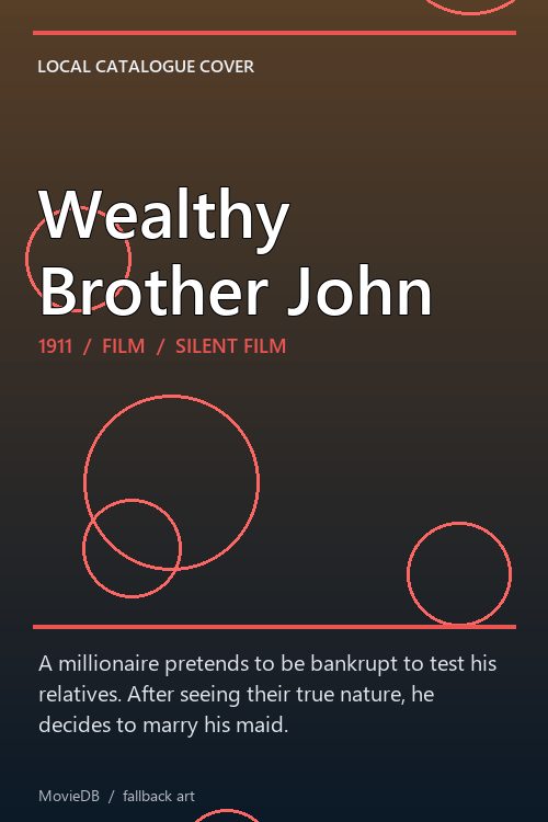Wealthy Brother John poster