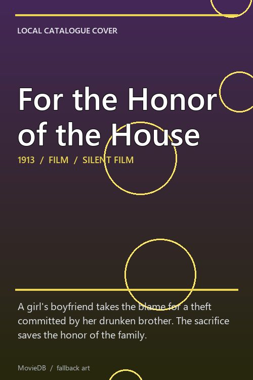 For the Honor of the House poster