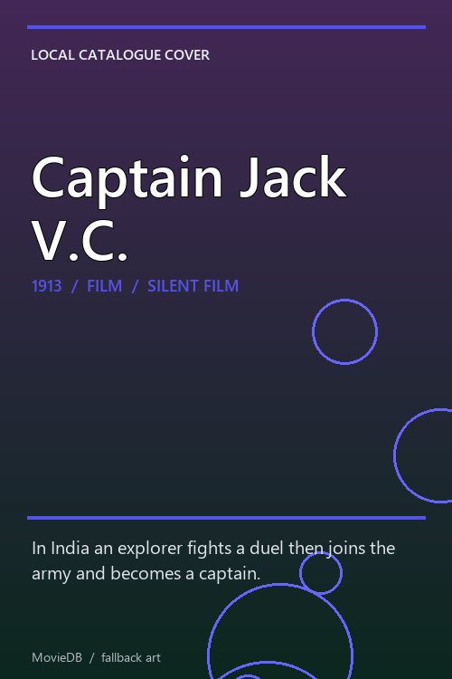 Captain Jack V.C. poster