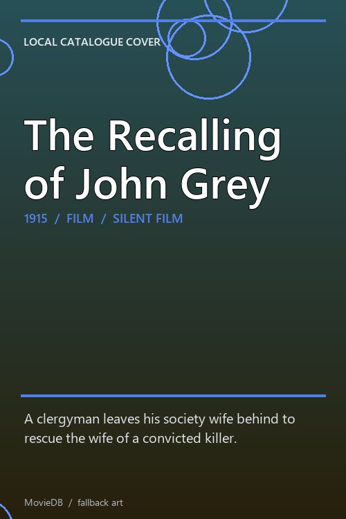 The Recalling of John Grey poster