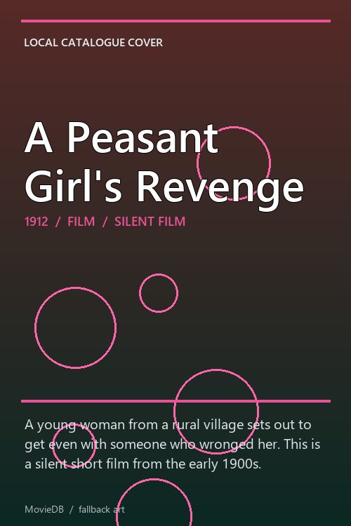 A Peasant Girl's Revenge poster