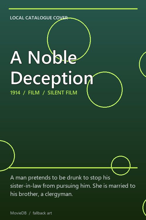 A Noble Deception poster