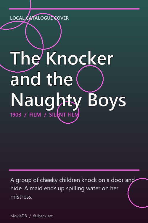 The Knocker and the Naughty Boys poster