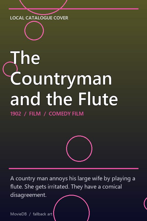 The Countryman and the Flute poster