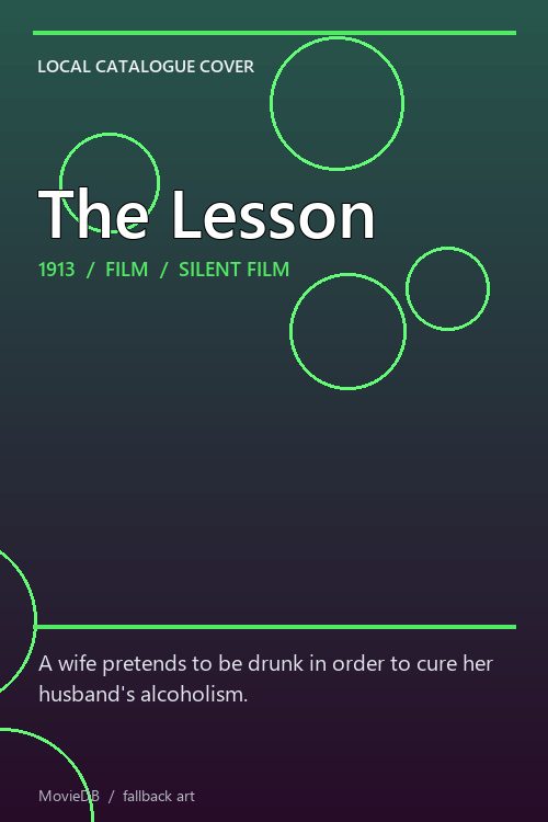The Lesson poster