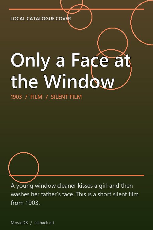 Only a Face at the Window poster