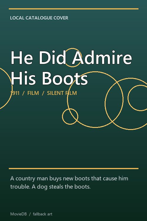He Did Admire His Boots poster