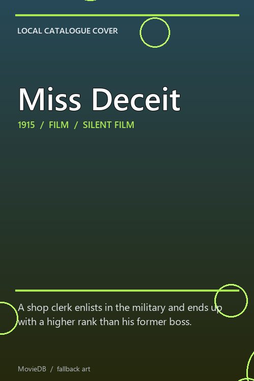 Miss Deceit poster