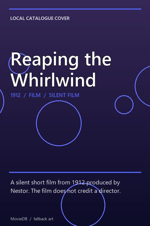 Reaping the Whirlwind poster