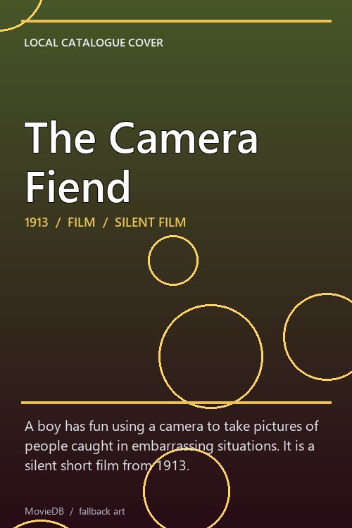The Camera Fiend poster
