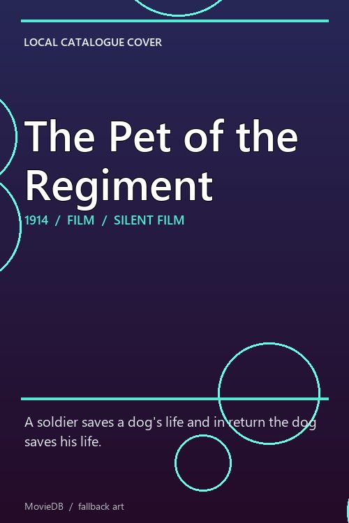 The Pet of the Regiment poster