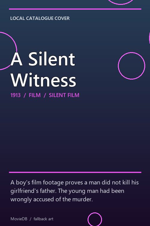 A Silent Witness poster