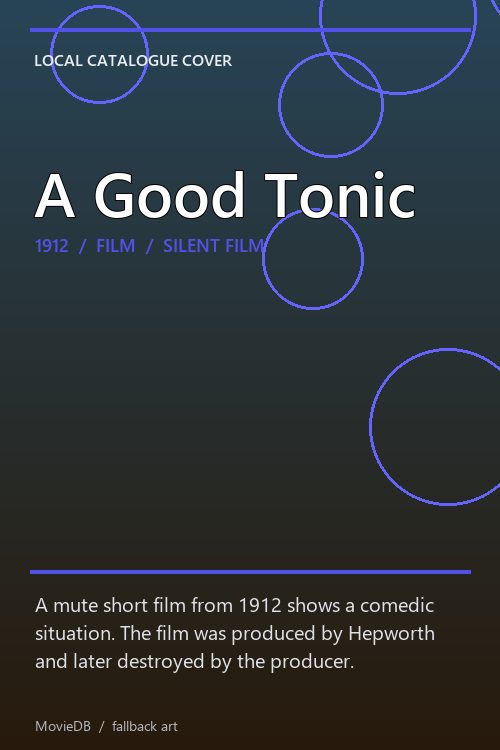 A Good Tonic poster