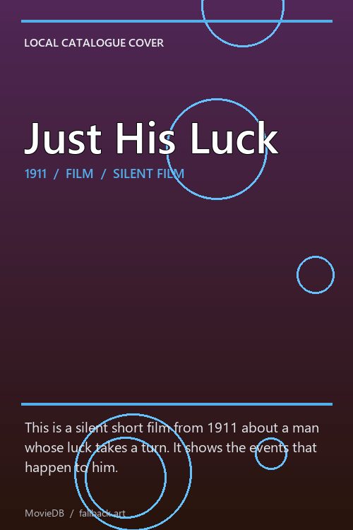 Just His Luck poster
