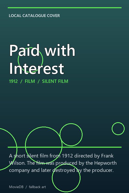 Paid with Interest poster