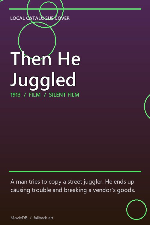 Then He Juggled poster