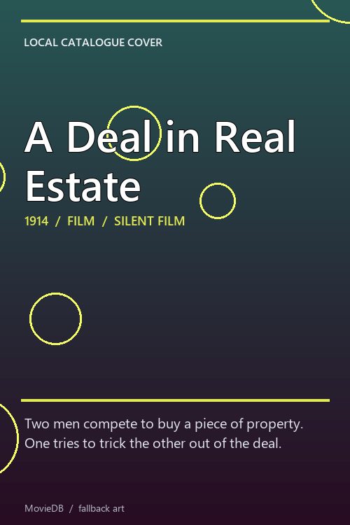 A Deal in Real Estate poster