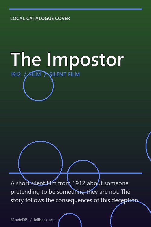 The Impostor poster