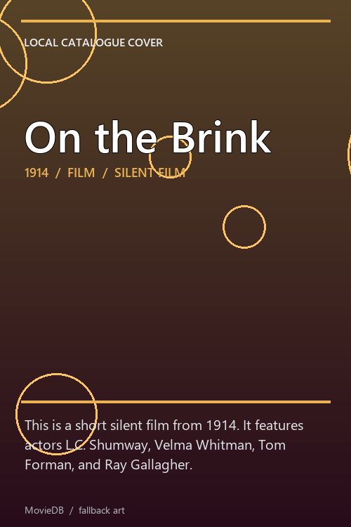 On the Brink poster