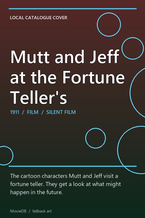 Mutt and Jeff at the Fortune Teller's poster