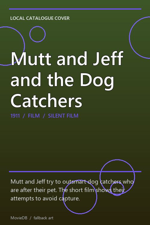 Mutt and Jeff and the Dog Catchers poster