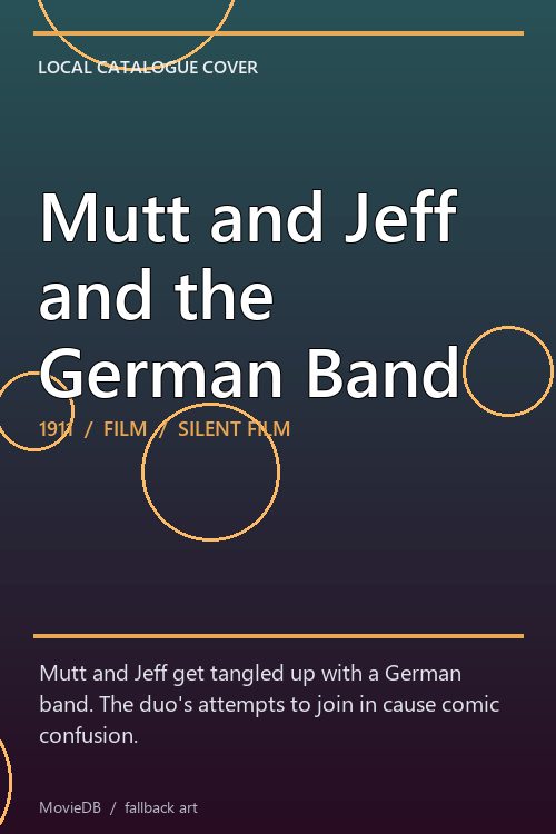 Mutt and Jeff and the German Band poster