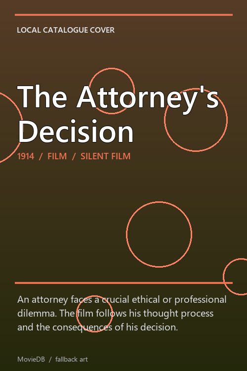 The Attorney's Decision poster