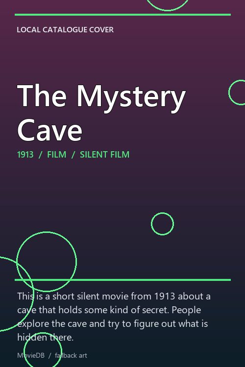 The Mystery Cave poster