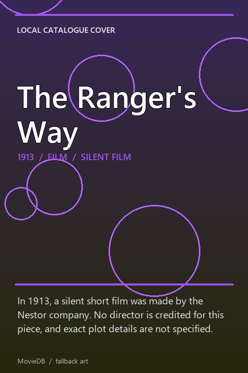The Ranger's Way poster