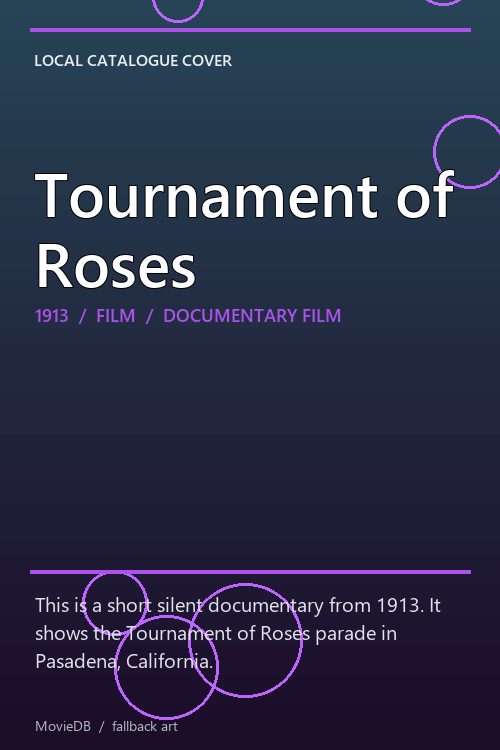 Tournament of Roses poster