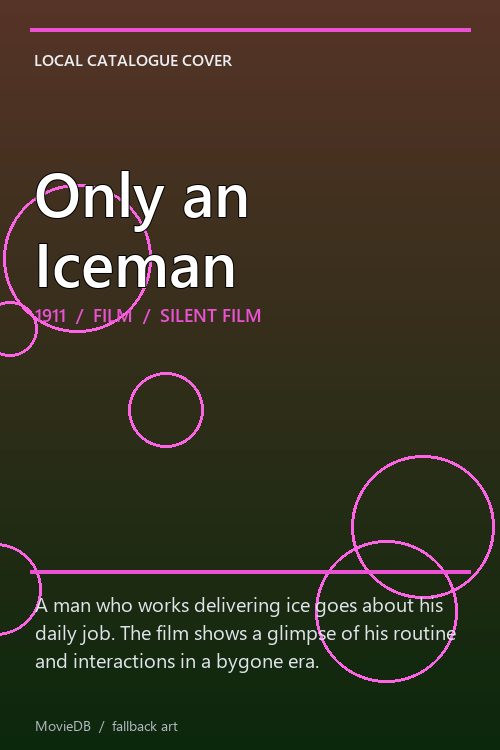 Only an Iceman poster