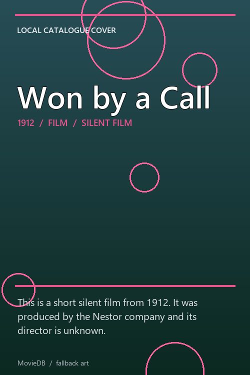 Won by a Call poster