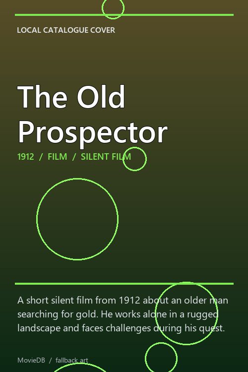 The Old Prospector poster