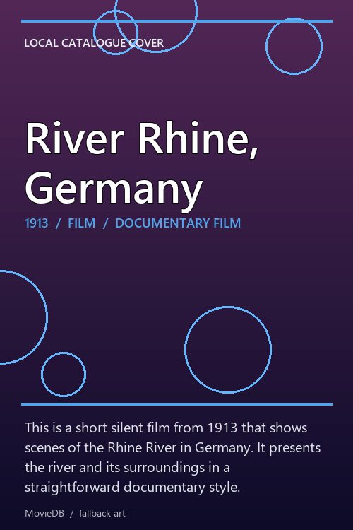 River Rhine, Germany poster