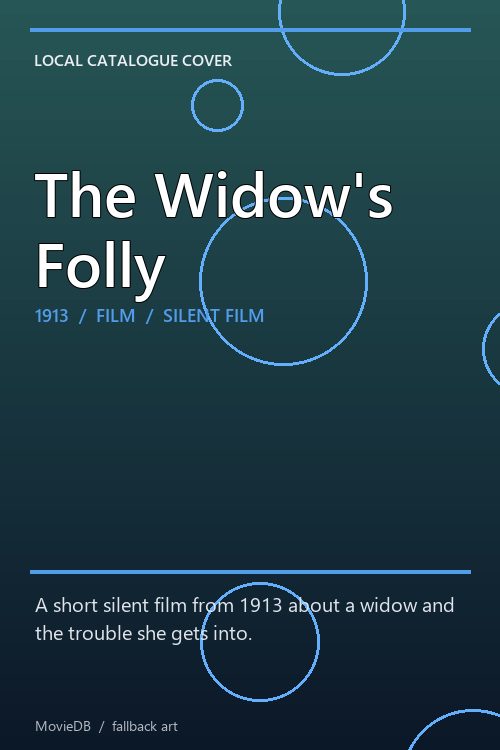 The Widow's Folly poster
