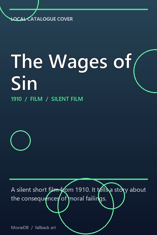 The Wages of Sin poster