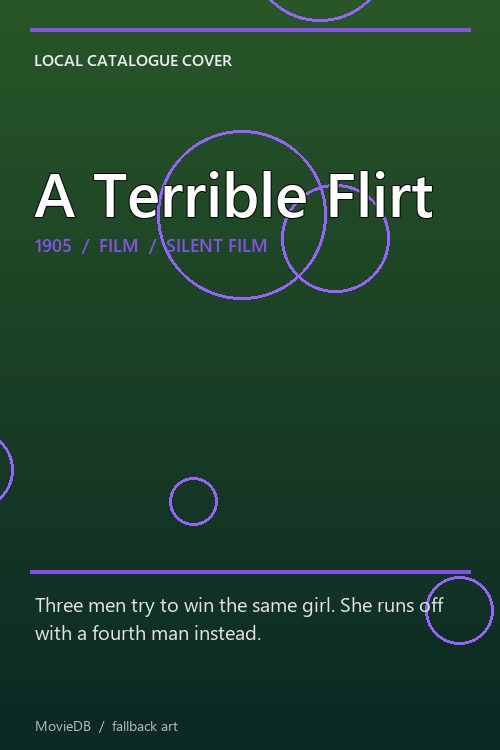 A Terrible Flirt poster