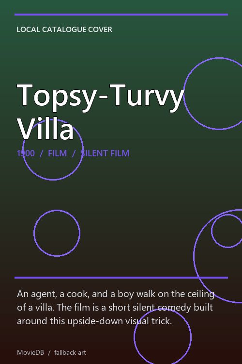 Topsy-Turvy Villa poster