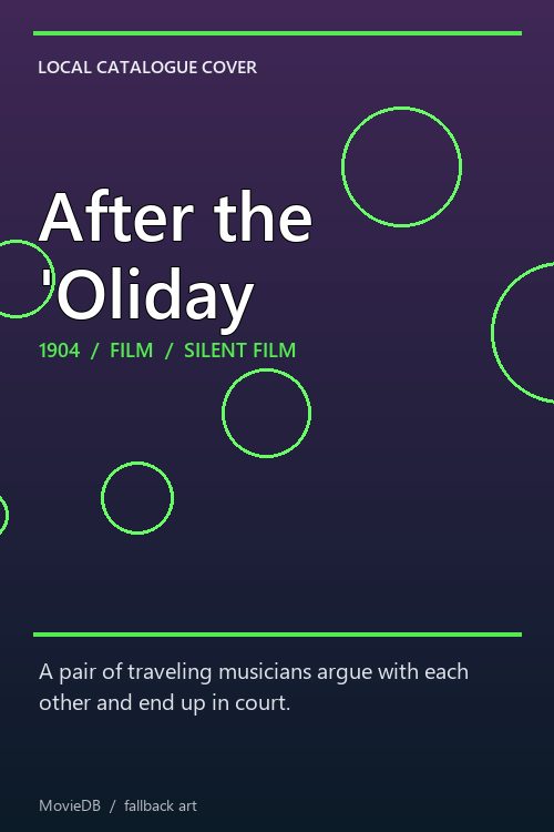 After the 'Oliday poster