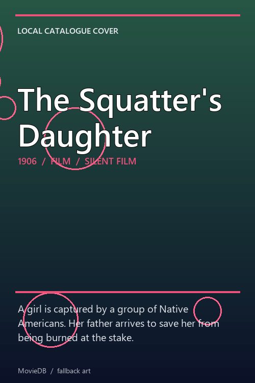 The Squatter's Daughter poster