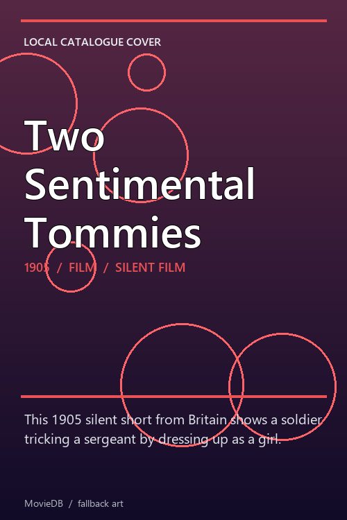 Two Sentimental Tommies poster