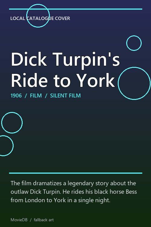 Dick Turpin's Ride to York poster