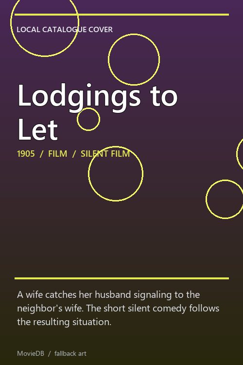 Lodgings to Let poster