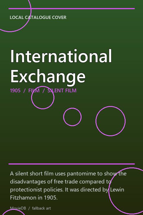 International Exchange poster